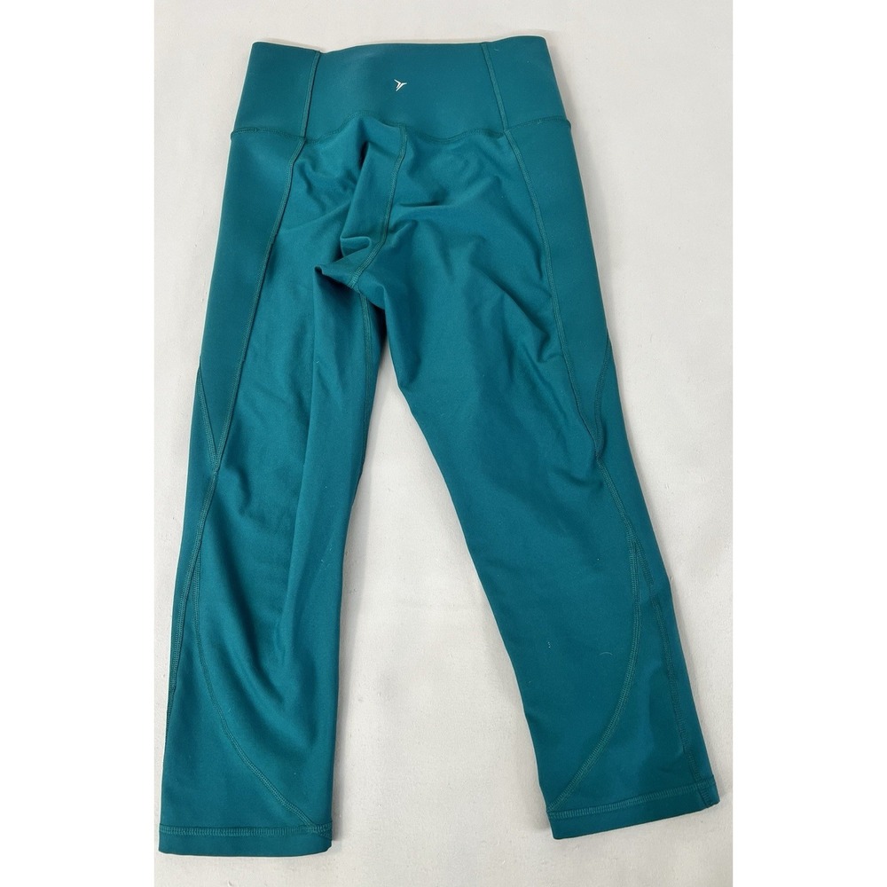 Lot Of 2 Old Navy Fabletics Leggings Size Large Green Blue Gym Womens - Picture 13 of 14